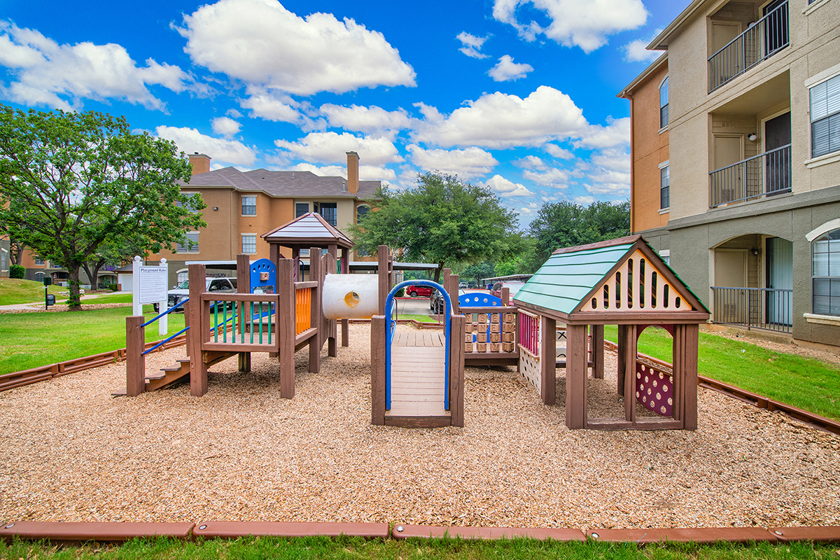 a playground at the preserve at polk apartments