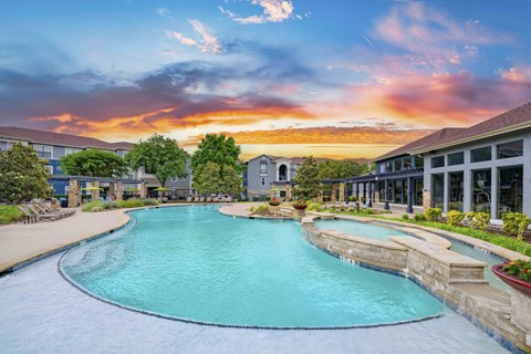 a swimming pool at the resort at governors residence