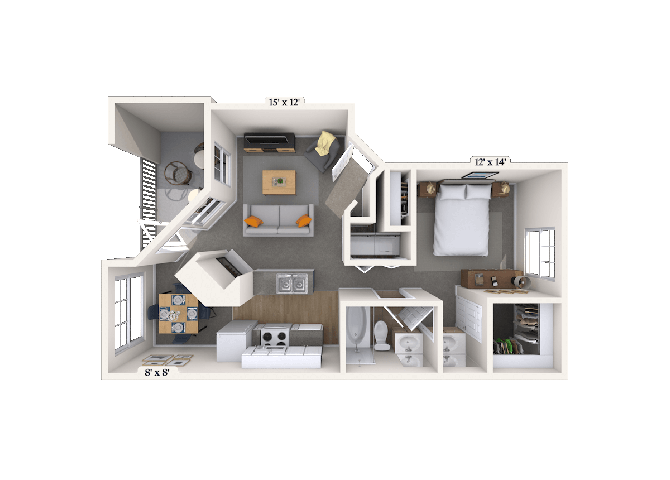 1201 Meadow Creek Drive 1-2 Beds Apartment for Rent - Photo Gallery 17