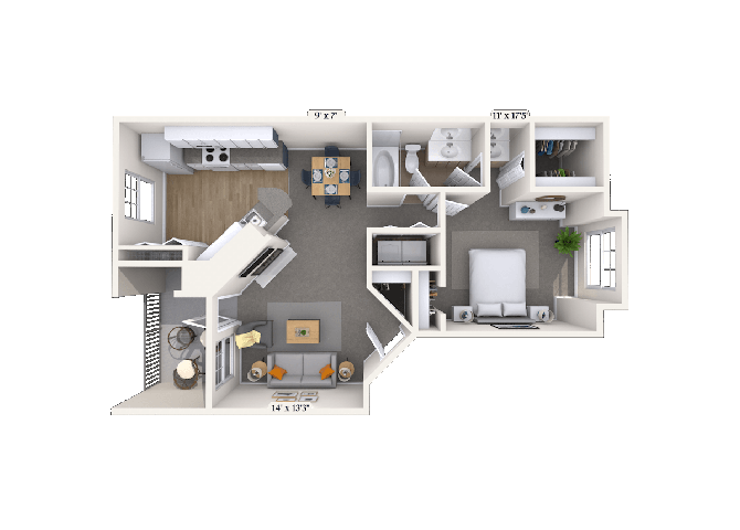 1201 Meadow Creek Drive 1-2 Beds Apartment for Rent - Photo Gallery 19