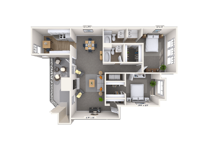 1201 Meadow Creek Drive 1-2 Beds Apartment for Rent - Photo Gallery 23