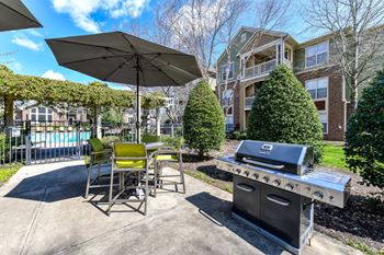Newly renovated Grilling Areas  at Alden Place at South Square Apartments, Durham, NC 27707