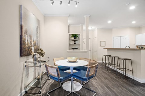 Dining area at Alden Place at South Square, Durham