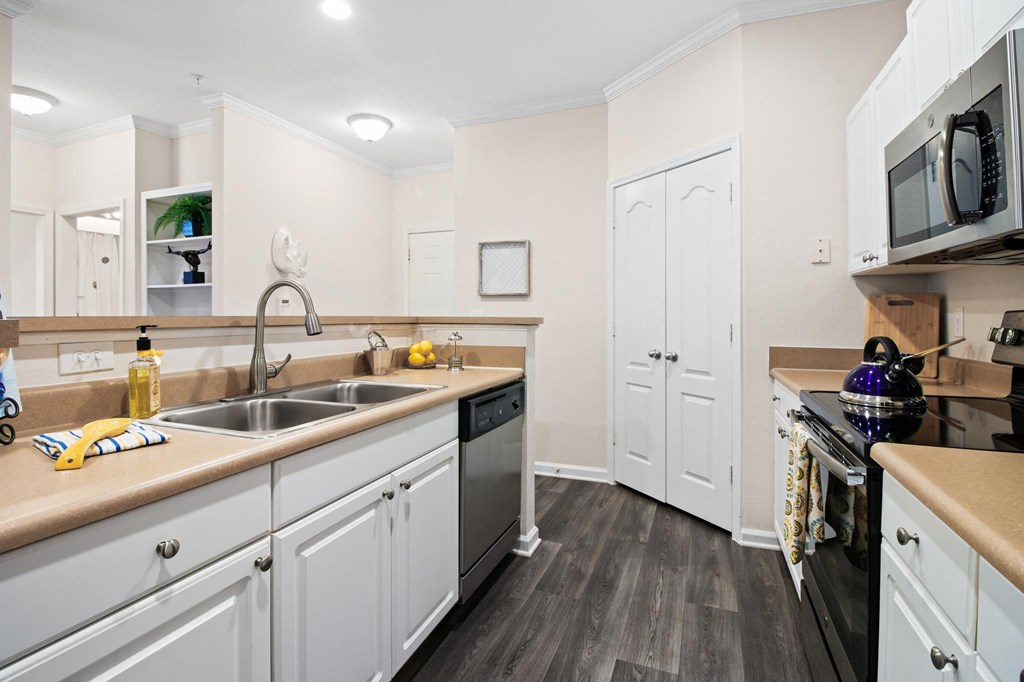 Kitchen Wide View Kitchen Wide View at Alden Place at South Square, Durham, North Carolina