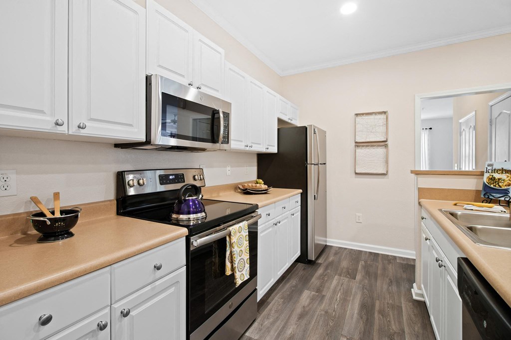 Kitchen Basin with cabinets at Alden Place at South Square, Durham