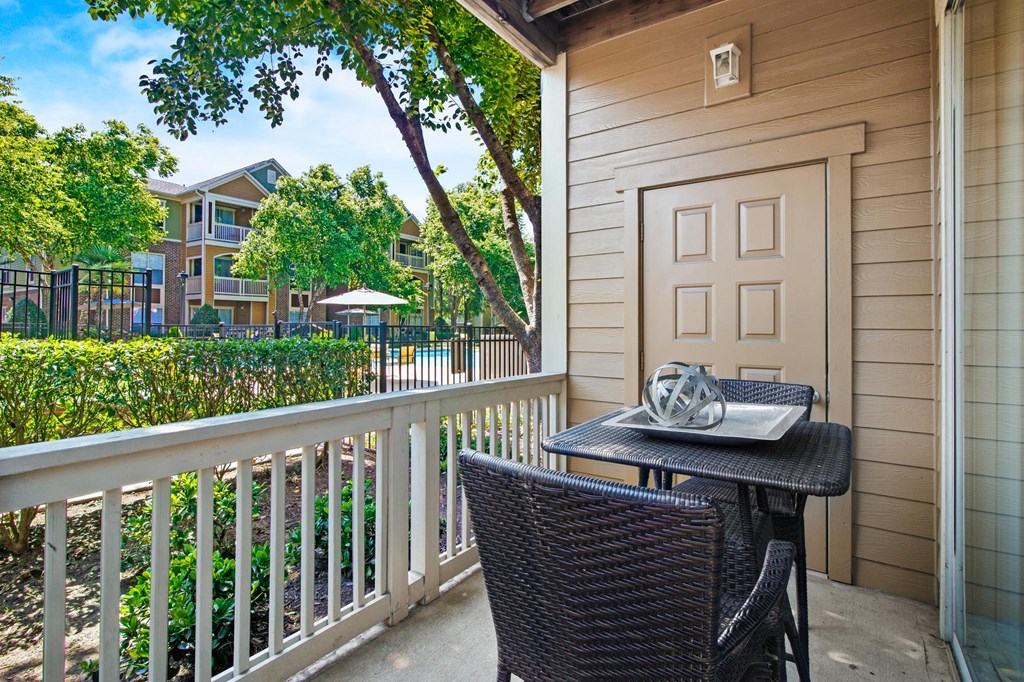 Patio at Alden Place at South Square, North Carolina