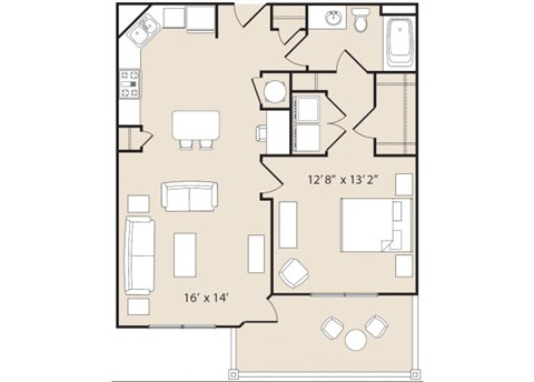 Ashby at Ross Bridge A2 Floorplan 1 Bedroom 1 Bath A2 Floorplan 1 Bedroom 1 Bath 809 Total Sq Ft at Ashby at Ross Bridge, Hoover, AL 35226