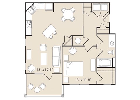 Ashby at Ross Bridge A3 Floorplan 1 Bedroom 1 Bath A3 Floorplan 1 Bedroom 1 Bath 826 Total Sq Ft at Ashby at Ross Bridge, Hoover, AL 35226