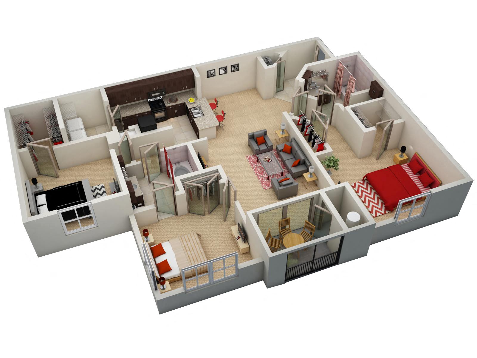 HiltonHead Floor Plan at Courtney Bend, Hardeeville