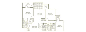 Three Bedroom W/ Sunroom