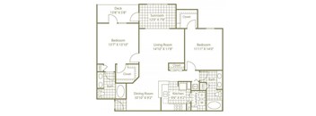 Two Bedroom W/ Sunroom