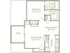Pointe Royal Townhome Apartments The Abby Floorplan 1 Bedroom 1 Bath The Abby Floorplan 1 Bedroom 1 Bath 588 Total Sq Ft at Pointe Royal Townhome Apartments, Overland Park, KS 66213