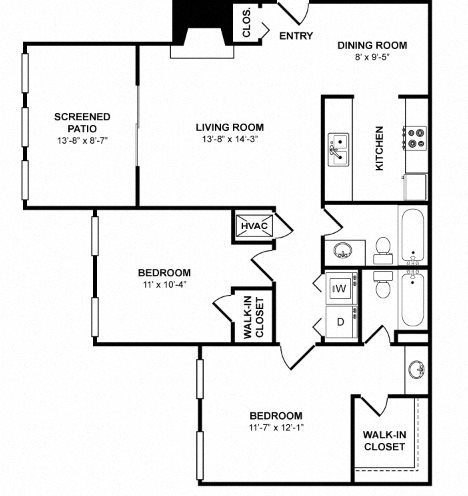 B2A Floor Plan 1