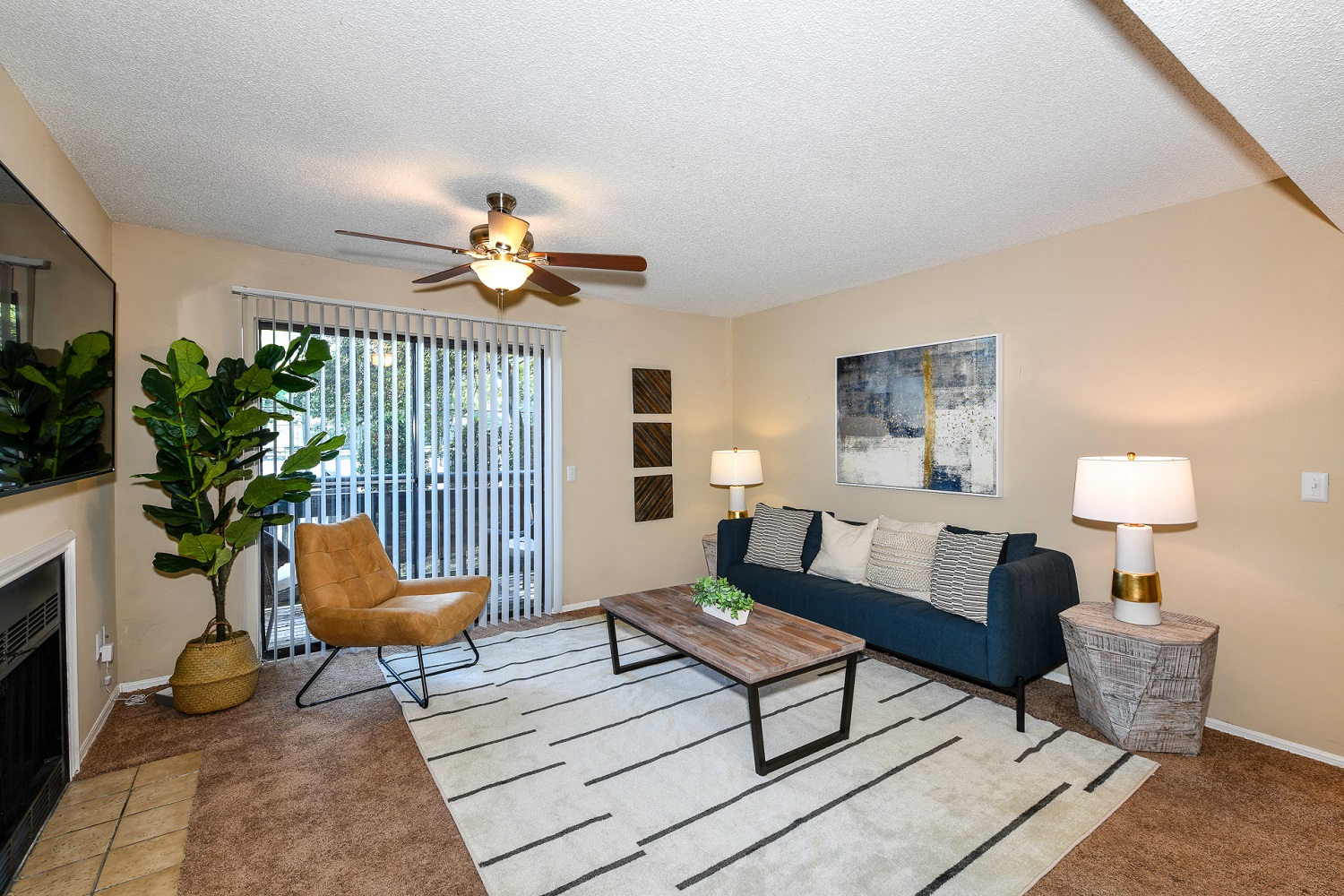 Model Living Room at Stewarts Ferry, Nashville, Tennessee