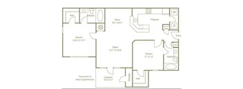 Chattahoochee Floorplan at Sugarloaf Crossing, Lawrenceville, GA