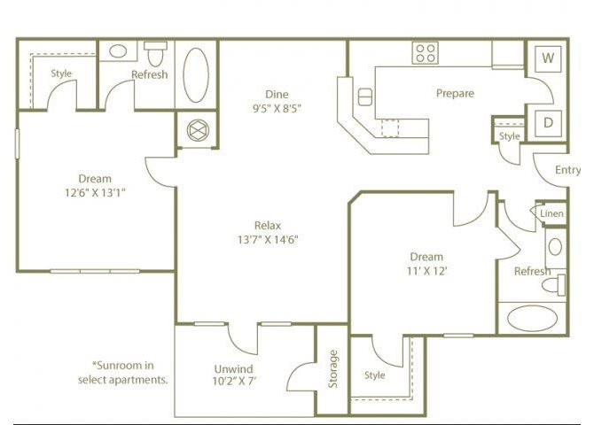THE CHATTAHOOCHEE Floor Plan 4