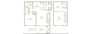 Oconee Floorplan at Sugarloaf Crossing, Lawrenceville, Georgia
