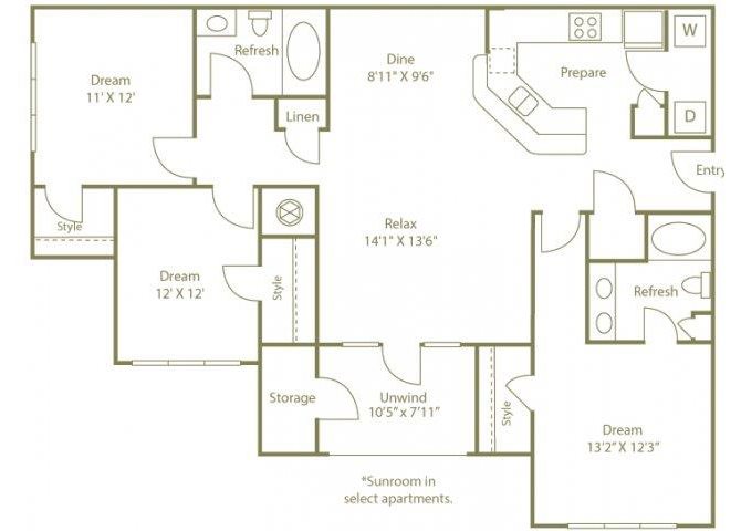 THE OGEECHEE Floor Plan 5