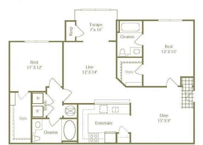 The East Hampton Floor Plan 3