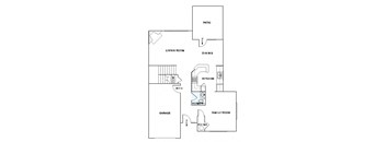 C3 Floorplan 3 Bedroom 2.5 Bath at The Retreat at Germantown, Germantown, Tennessee