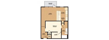 The Bottle Shop A1 Floorplan 1 Bedroom 1 Bath 722 Total Sq Ft at The Tennessee Brewery, Memphis, TN 38103