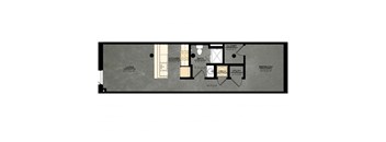 The Brewery A6 Floorplan 1 Bedroom 1 Bath 622 Total Sq Ft at The Tennessee Brewery, Memphis, TN 38103
