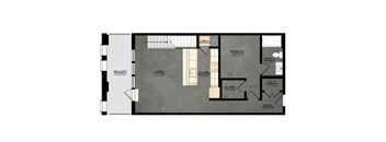 The Brewery B7 Floorplan 2 Bedroom 2 Bath 1188 Total Sq Ft at The Tennessee Brewery, Memphis, TN 38103