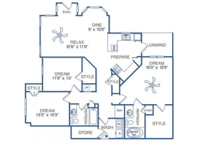 THE CHATHAM Floor Plan 16