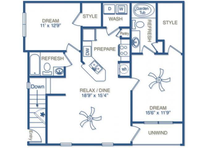 THE MERCER Floor Plan 7