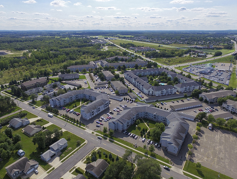 Ariel Photo of the Quarry Commons Community