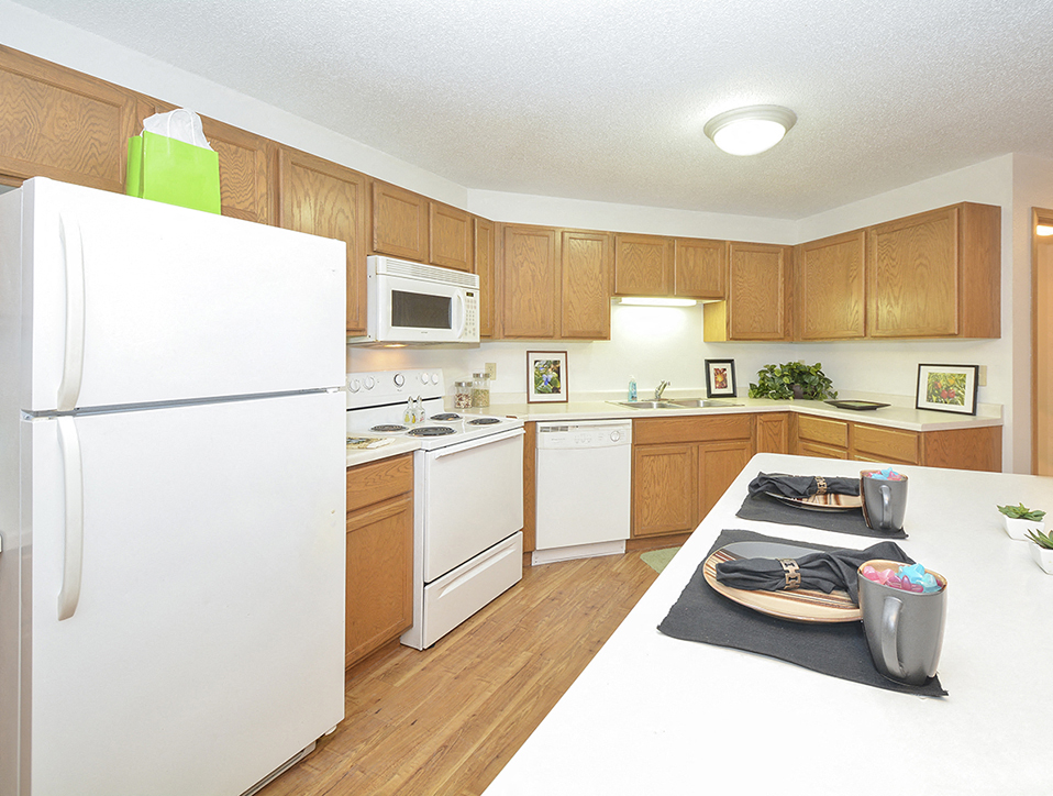 Large White Center Island Kitchen