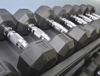 Free Weights at the 24 Hour Fitness Center