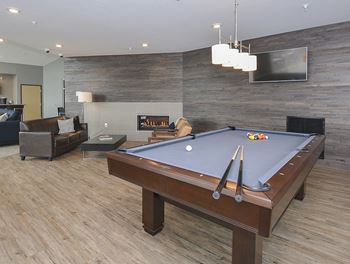 Pool Table at the Clubhouse