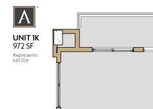 1K FloorPlan 1K FloorPlan at Aertson Midtown, Nashville, Tennessee