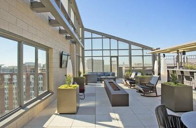 Rooftop clubroom