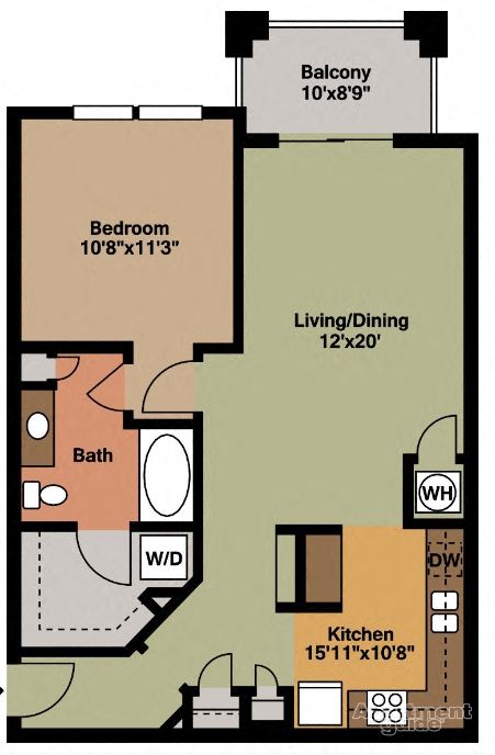 780 Square-Foot The Rutherford Floor Plan at Grand Oak at Town Park, Smyrna, TN