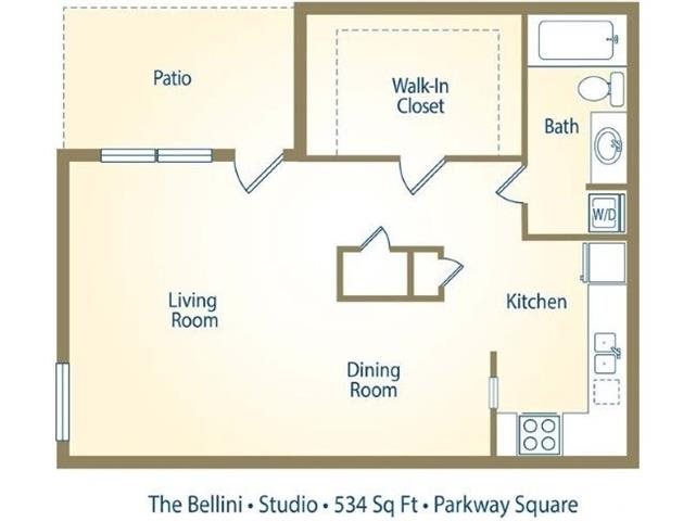 The Bellini Floor Plan 1