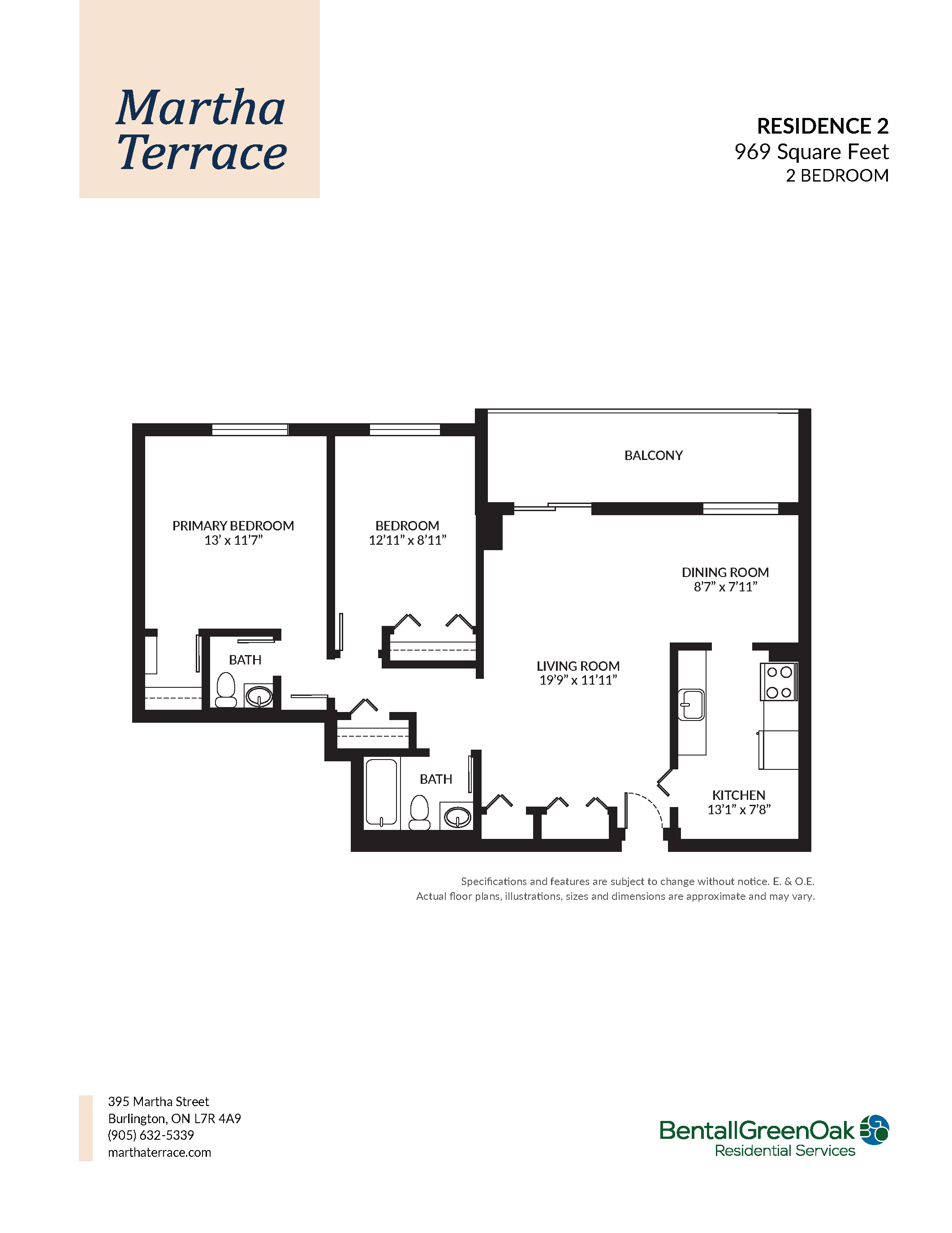 Upgraded Two Bedroom