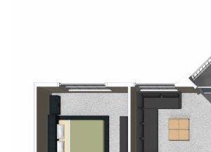 Two bedroom two bathroom B3 floor plan at Cerano Apartments in Milpitas, CA