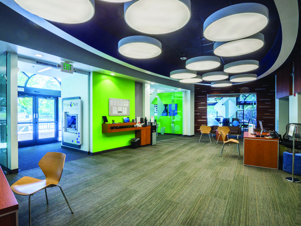 First Tech Credit Union Lobby at Verdant Apartments in San Jose CA