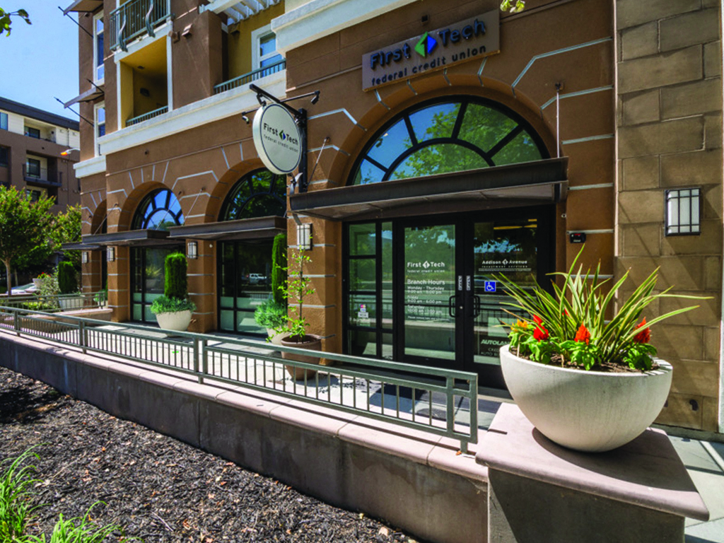 First Tech Credit Union exterior at Verdant Apartments in San Jose CA