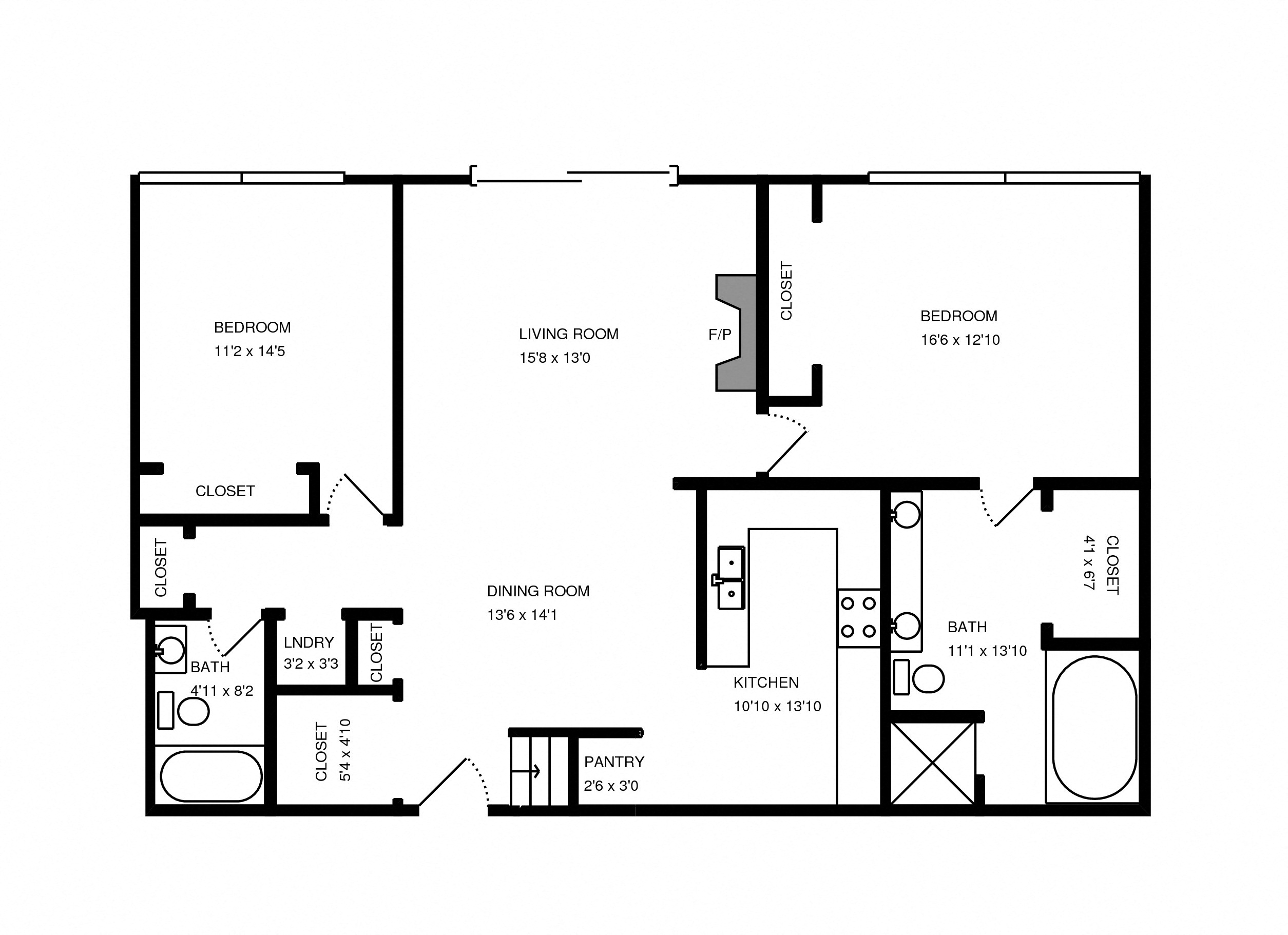 2 BEDROOM