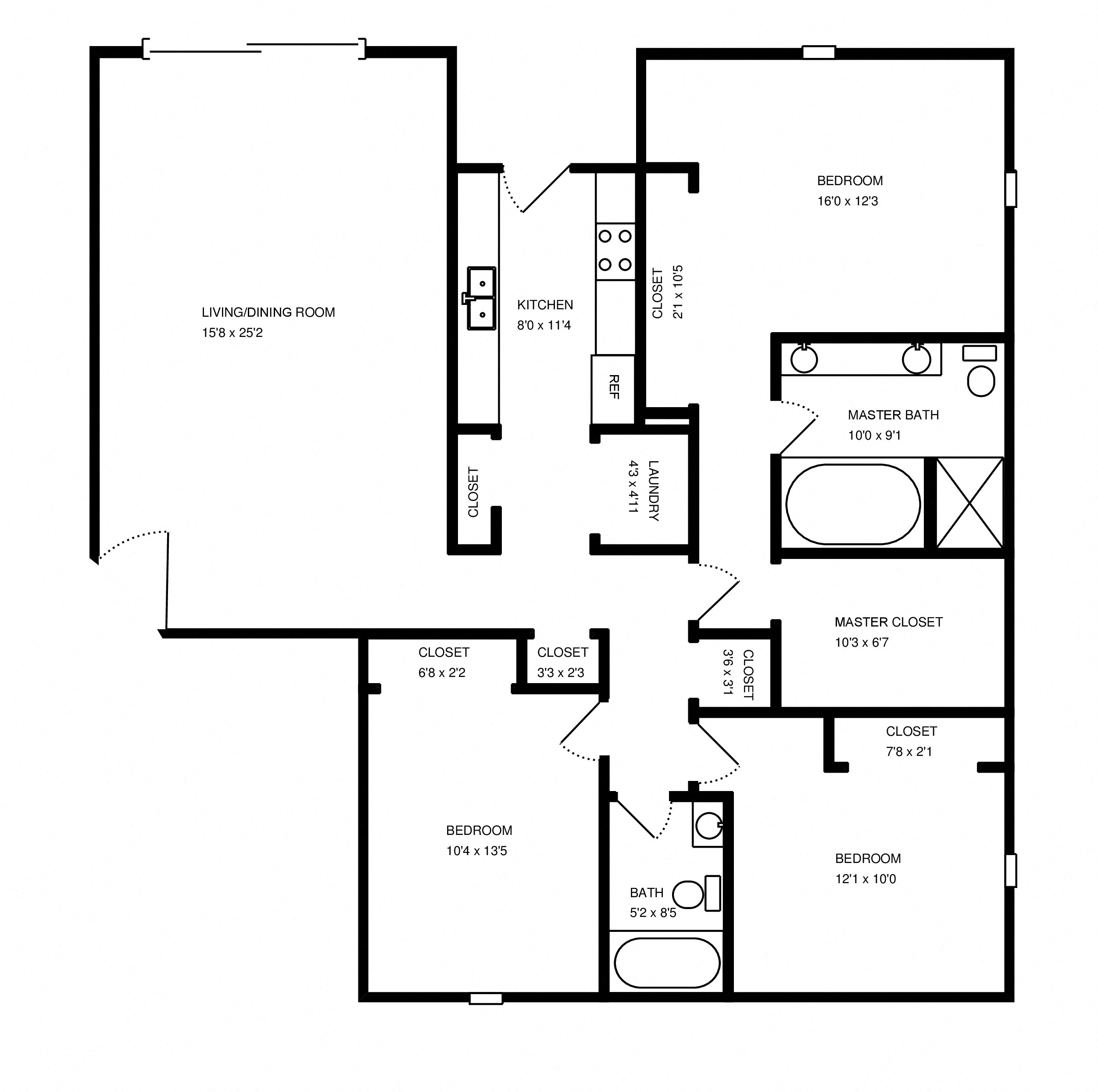3 BEDROOM