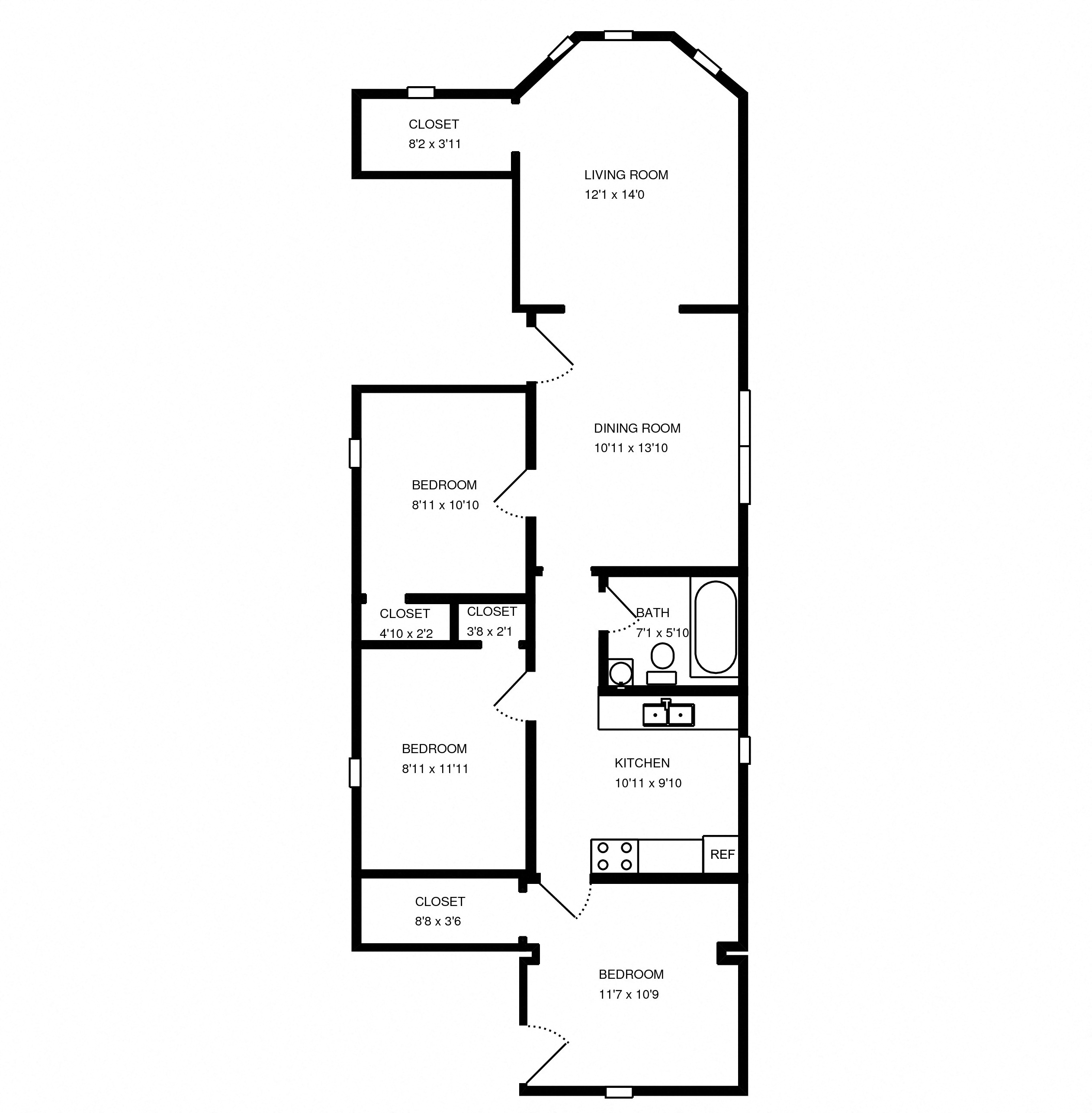 Three Bedroom