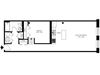 1 bedroom 1 bathroom Floor plan 1 bedroom 1 bathroom Floor plan at Carriage House Lofts, Chicago, IL