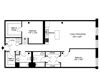 2 bedroom 2 bathroom Floor plan A 2 bedroom 2 bathroom Floor plan A at Carriage House Lofts, Chicago, Illinois