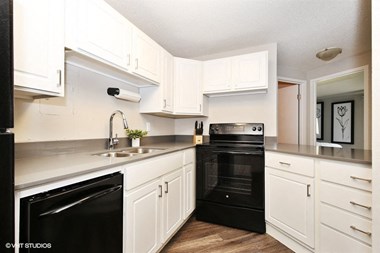 White Shaker Cabinets throughout the Kitchen