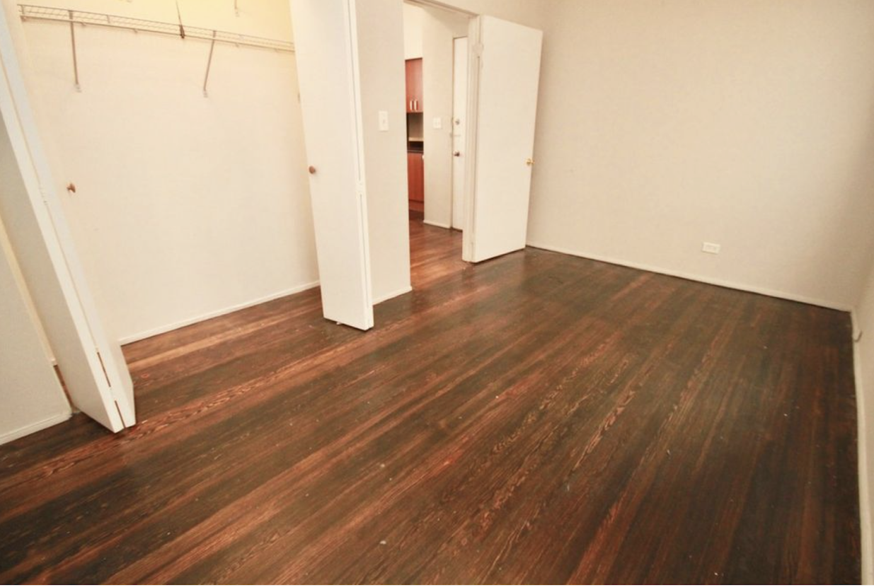 Large closet in the bedroom