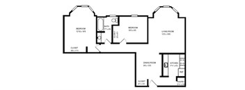 TWO BEDROOM A