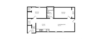 Two Bedroom One Bath